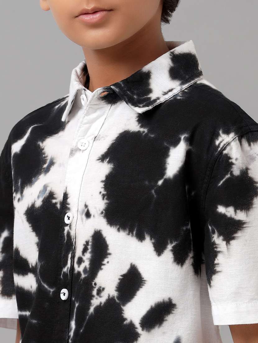 boys collared short sleeve regular fit shirt - 22070807 -  Standard Image - 4