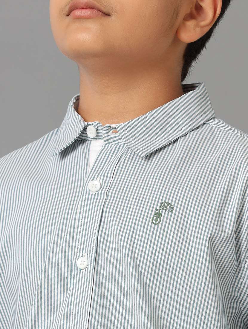 boys collared long sleeve regular fit shirt - 22070834 -  Standard Image - 4