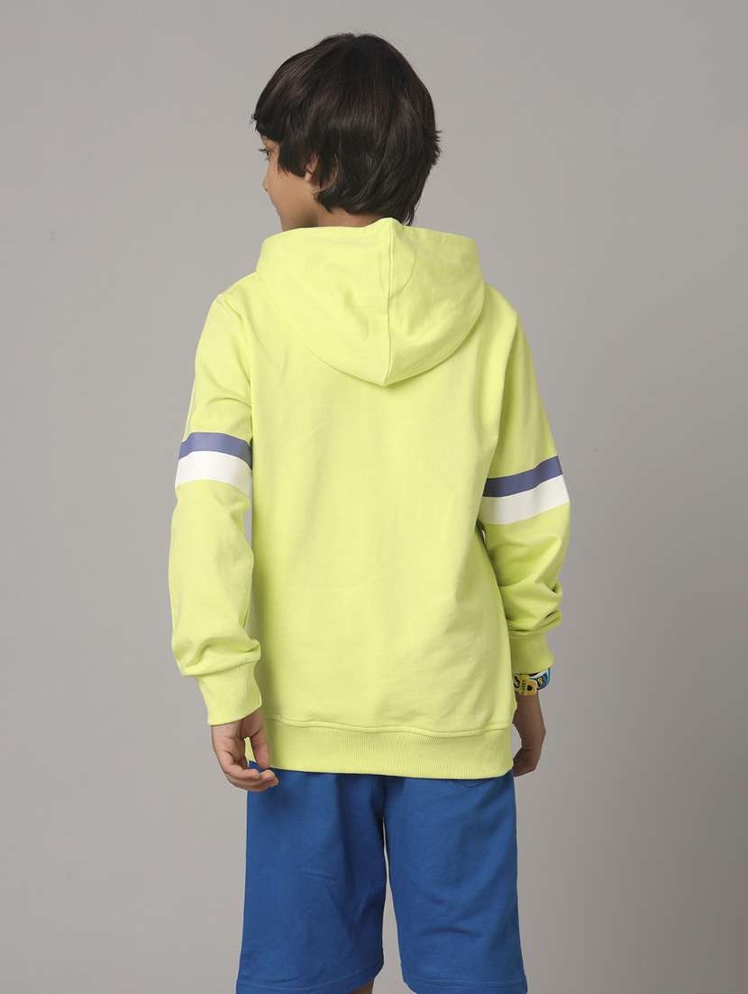 boys printed hooded long sleeve sweatshirt - 22070890 -  Standard Image - 1