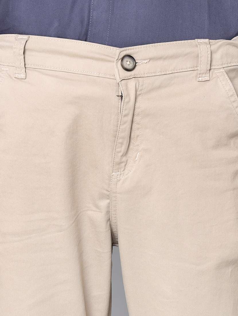 boys solid mid rise slim fit chinos - 22070907 - Standard Image - 4
