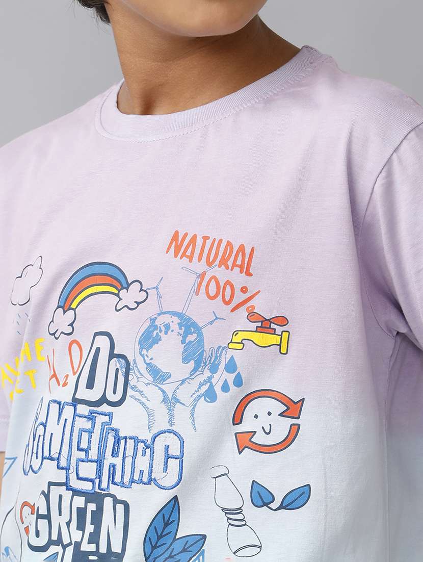 boys printed short sleeve regular fit t-shirt - 22070930 -  Standard Image - 4