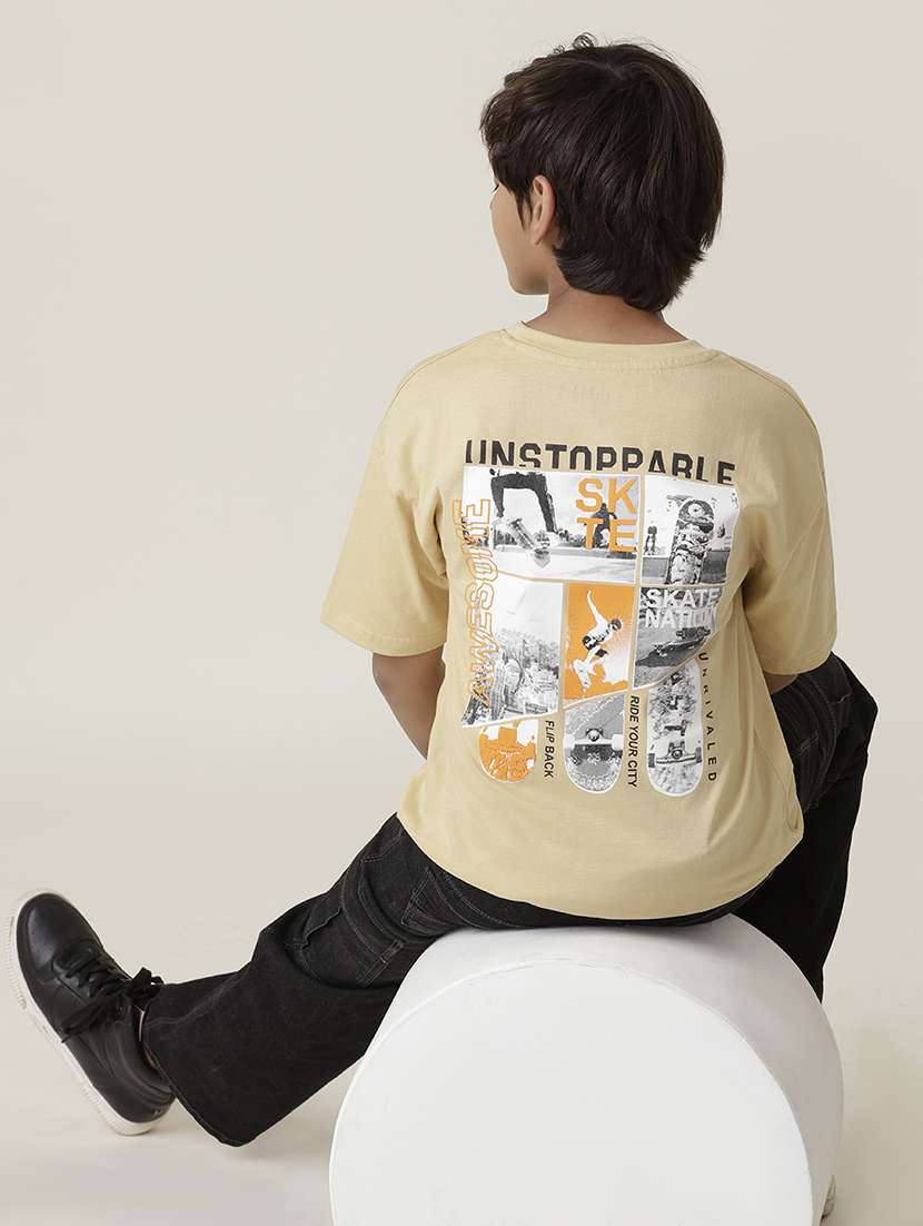 boys printed short sleeve regular fit t-shirt - 22070941 -  Standard Image - 4