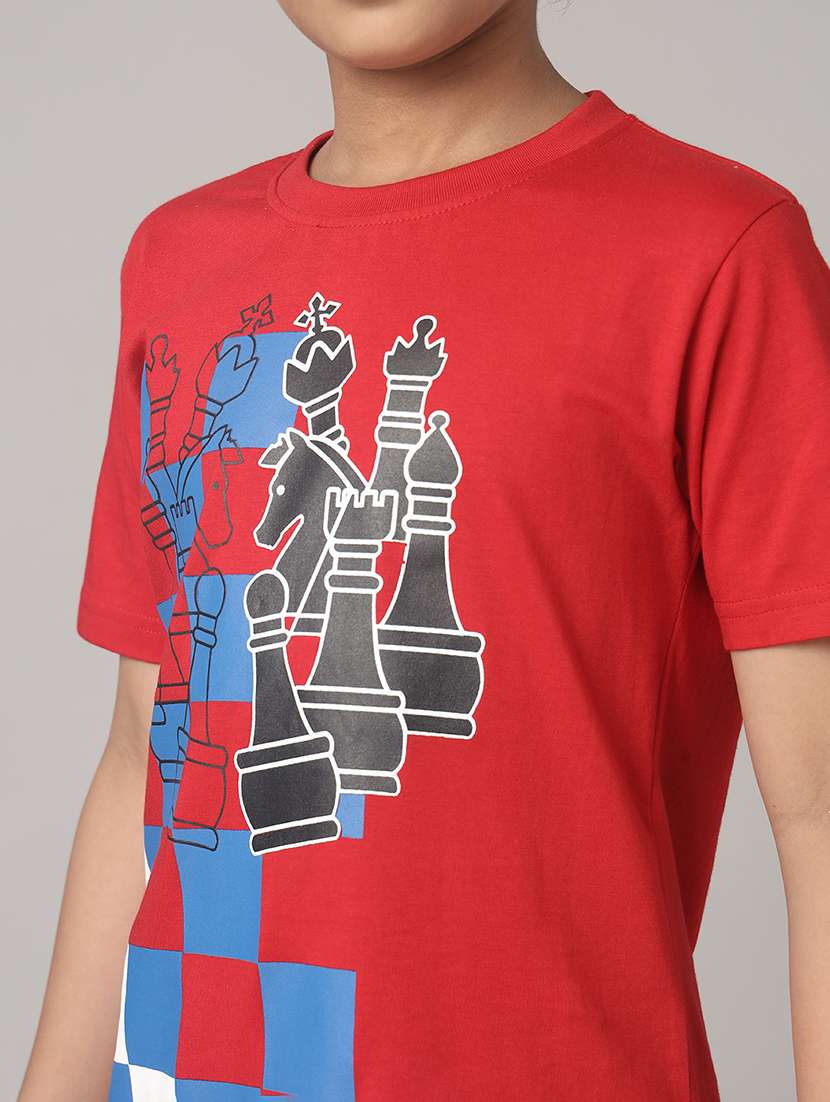 boys printed short sleeve regular fit t-shirt - 22070943 -  Standard Image - 4