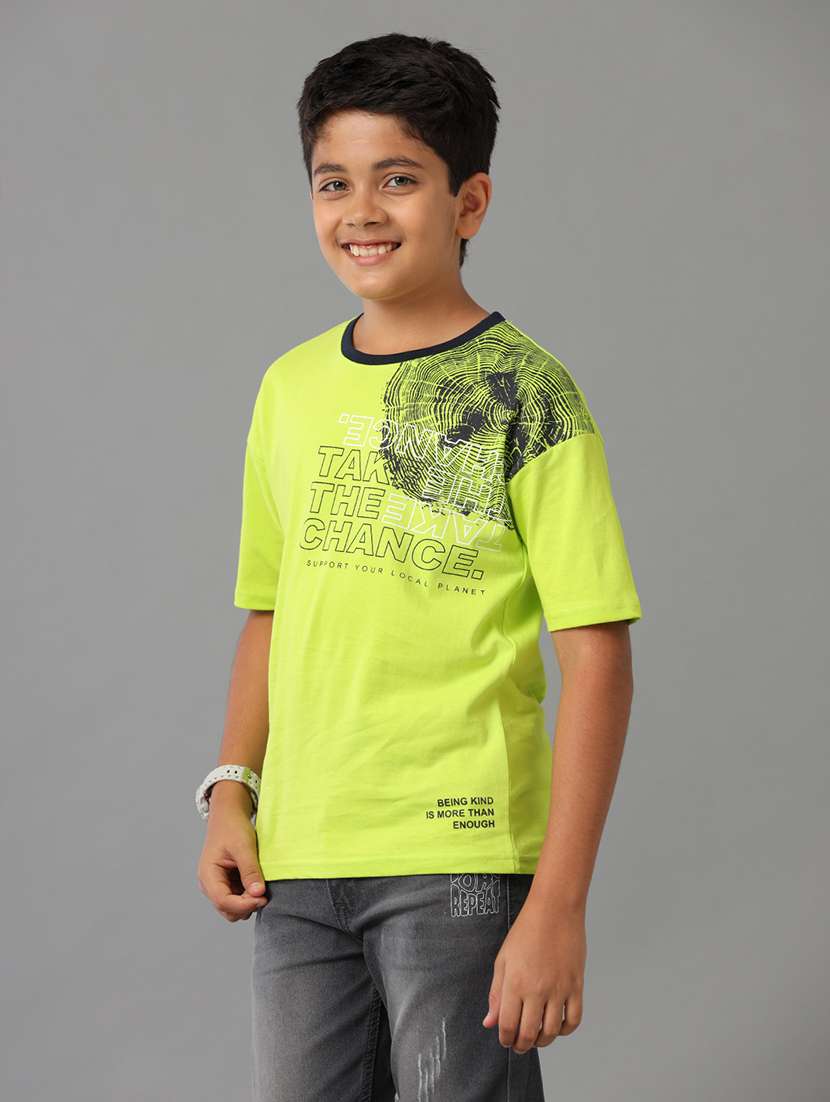 boys printed short sleeve regular fit t-shirt - 22070948 - Standard Image - 1