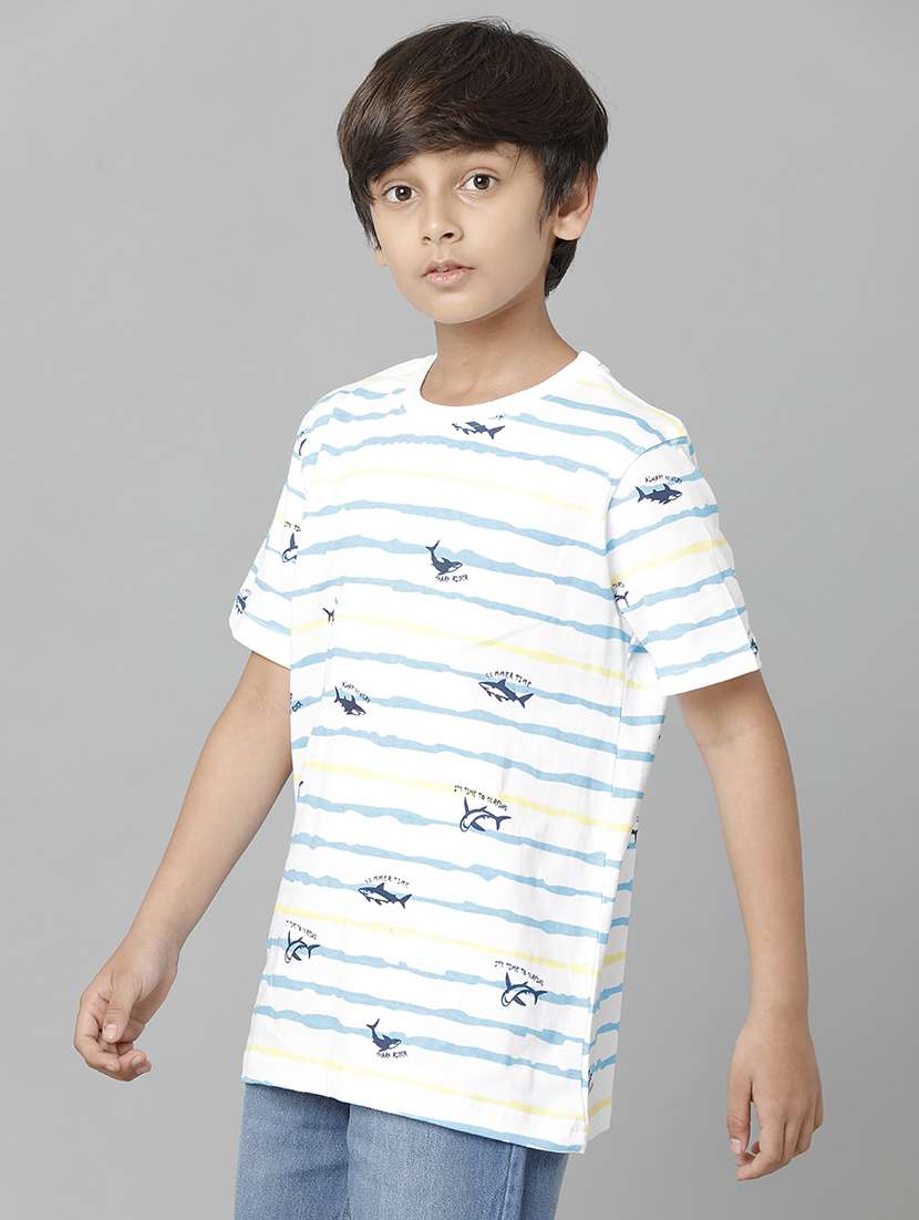 boys printed short sleeve regular fit t-shirt - 22070951 -  Standard Image - 1
