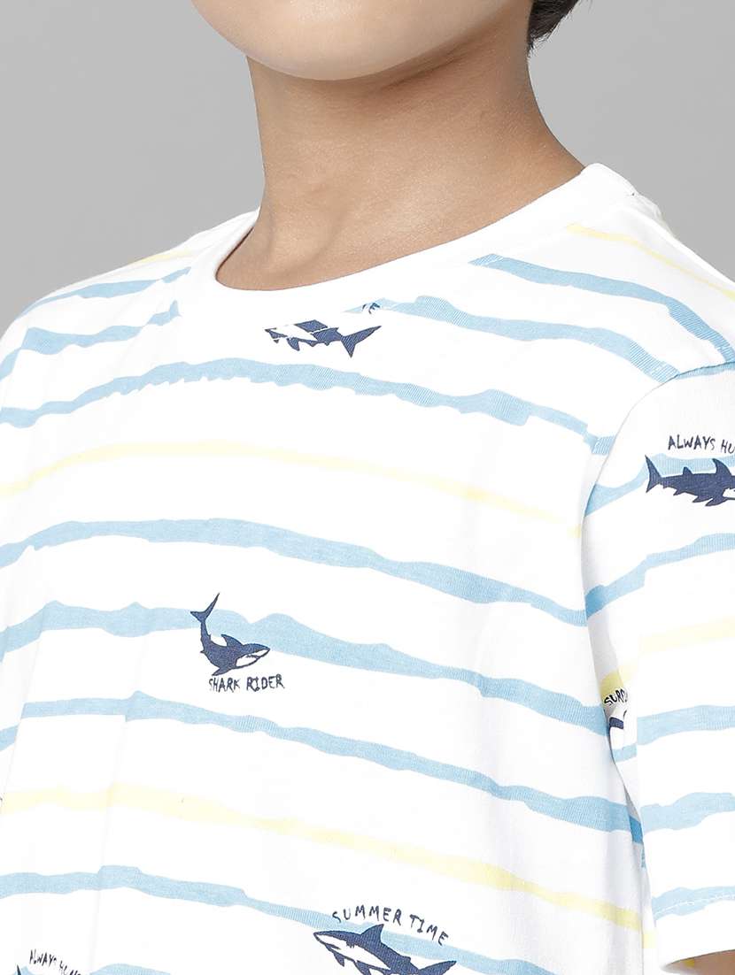 boys printed short sleeve regular fit t-shirt - 22070951 -  Standard Image - 4