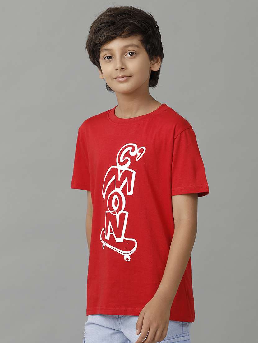 boys printed short sleeve regular fit t-shirt - 22070952 -  Standard Image - 1