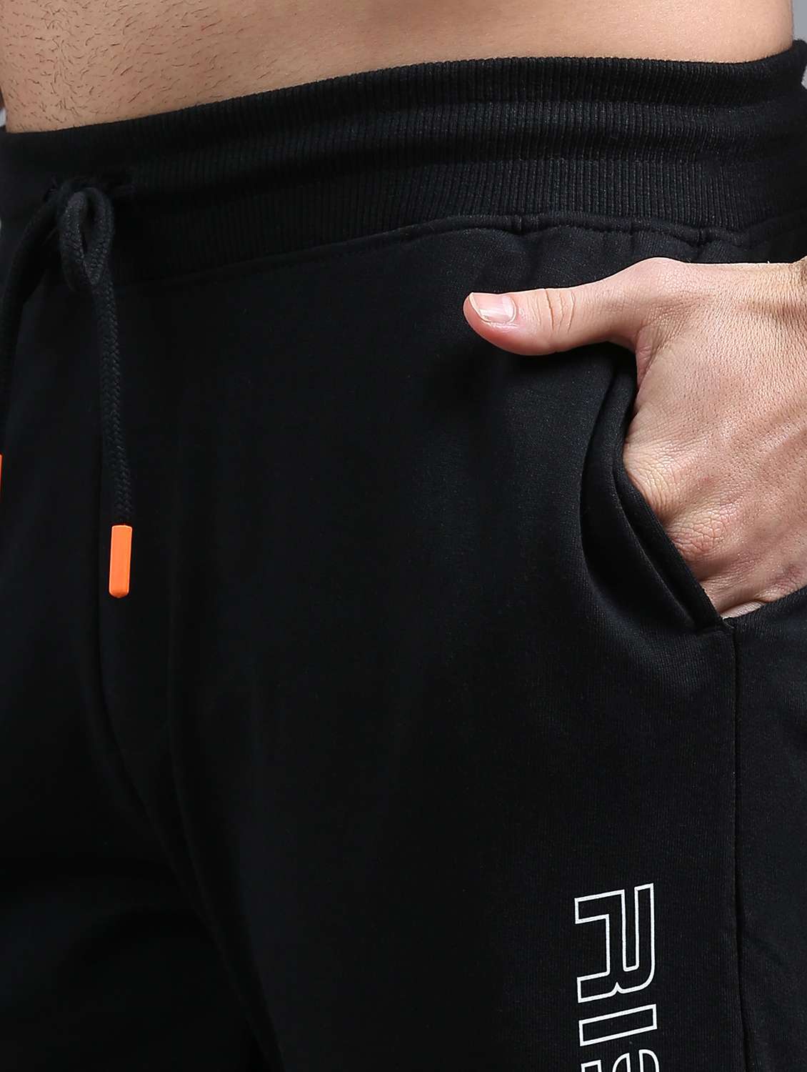 men placement print mid rise regular fit jogger - 22070962 -  Standard Image - 4