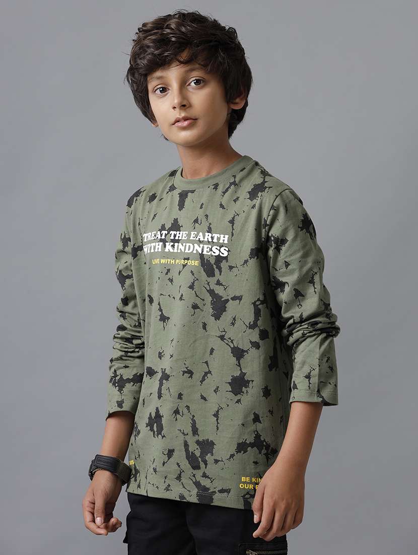 boys printed long sleeve regular fit t-shirt - 22070981 -  Standard Image - 1