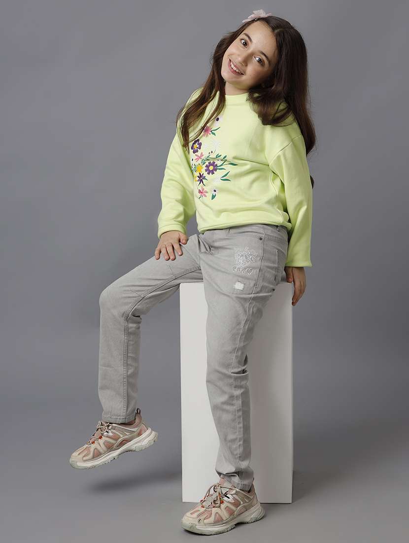 girls printed long sleeve sweatshirt - 22071367 -  Standard Image - 4