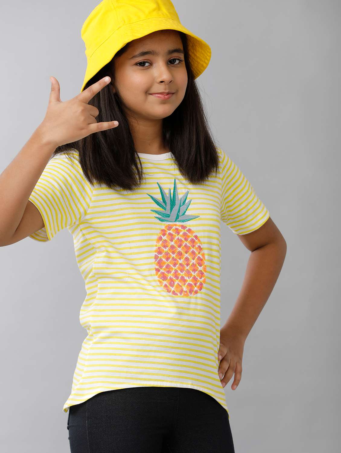 Girls Printed Short Sleeve Regular Fit Tee - 22071396 -  Standard Image - 1