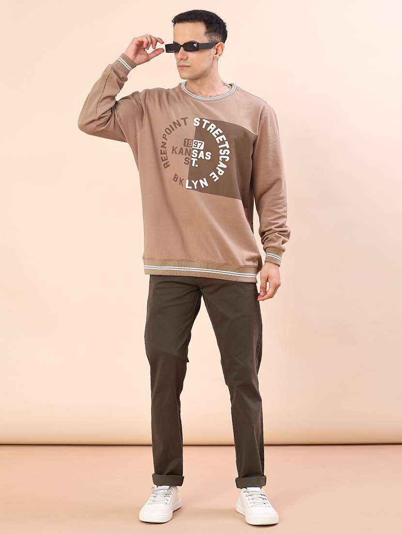 men sold mid rise casual chino - 22071696 -  Standard Image - 4