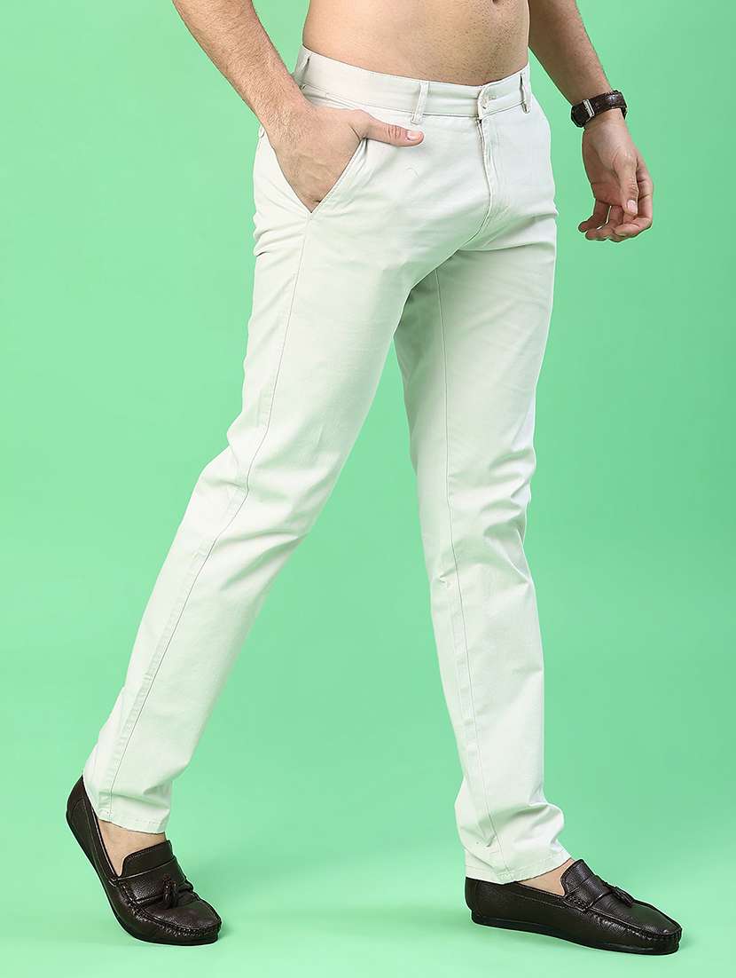 men sold mid rise casual chino - 22071697 -  Standard Image - 1