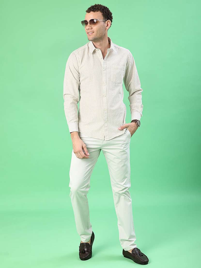 men sold mid rise casual chino - 22071697 -  Standard Image - 4
