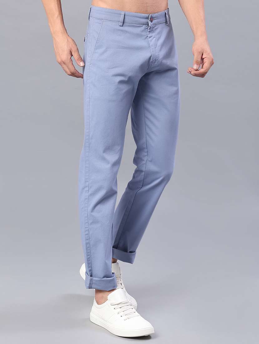 men sold mid rise casual chino - 22071698 -  Standard Image - 1