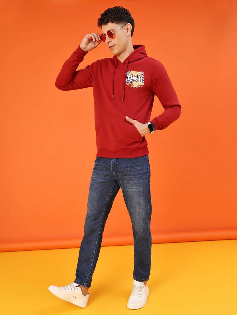 men washed mid rise full length slim fit jeans - 22071729 -  Standard Image - 4