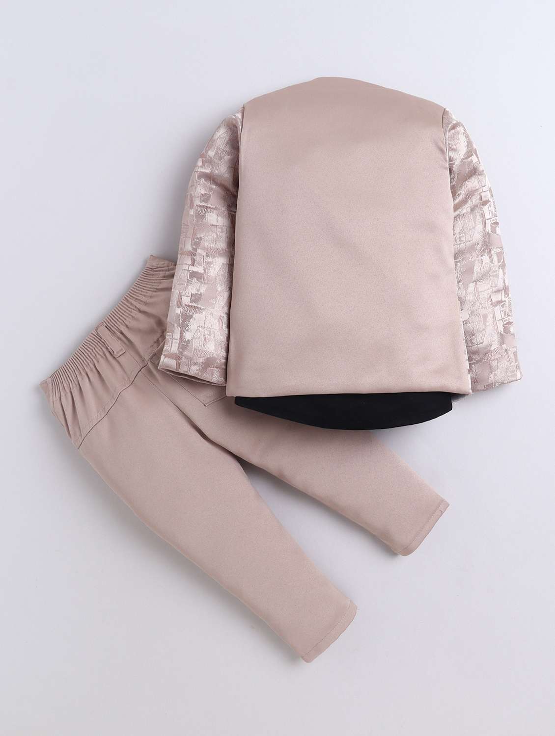 boys self designed blazer and trouser with shirt set - 22072047 -  Standard Image - 1