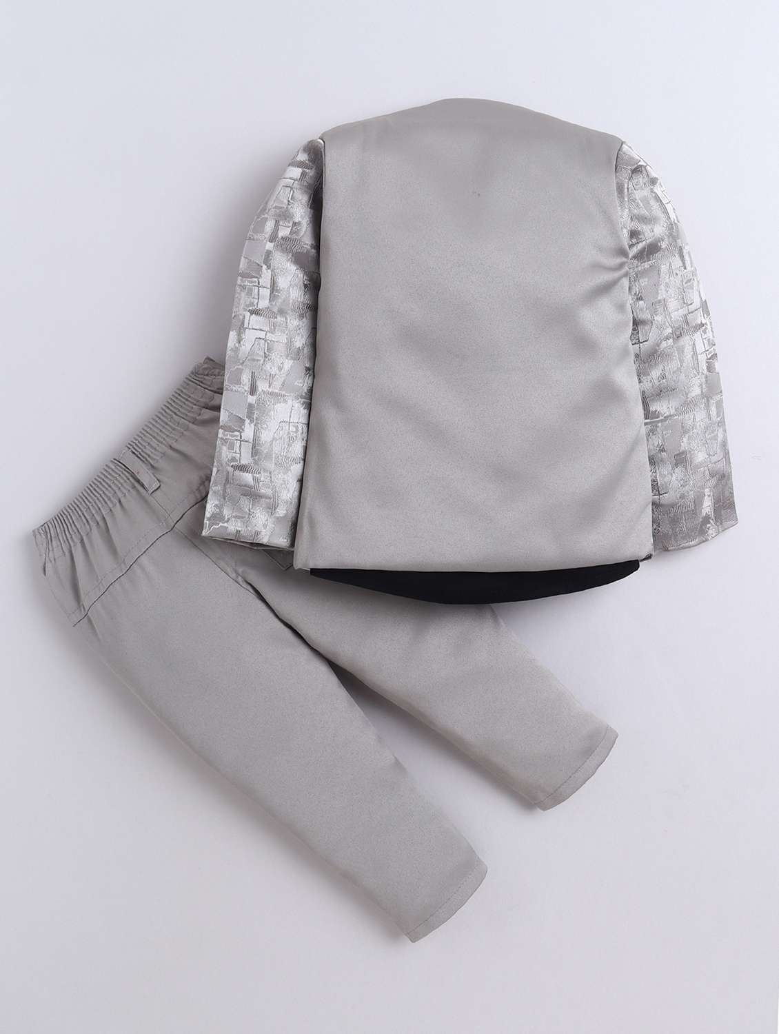 boys self designed blazer and trouser with shirt set - 22072048 -  Standard Image - 1