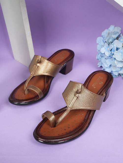 women copper onetoe sandal - 22072134 - Standard Image - 0