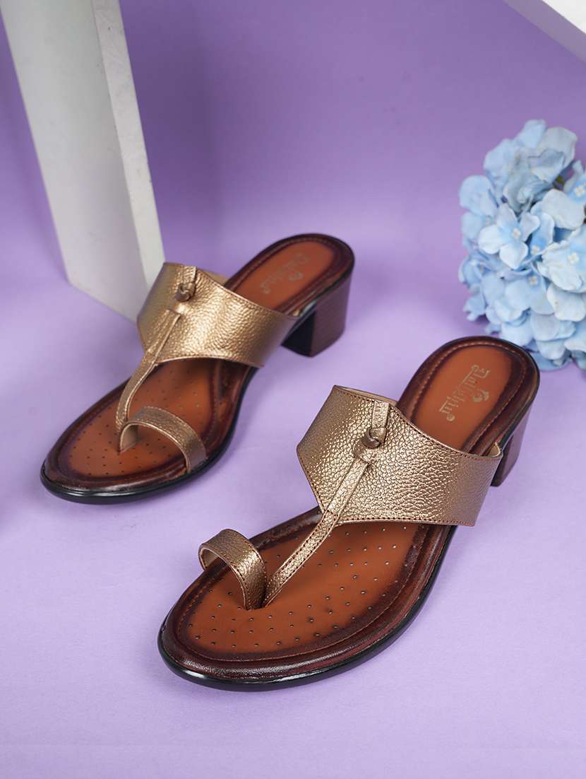 women copper onetoe sandal - 22072134 - Zoom Image - 0
