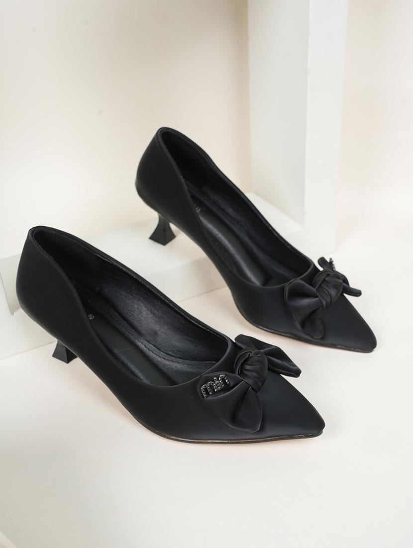 womne black slip on pump - 22072145 - Zoom Image - 0