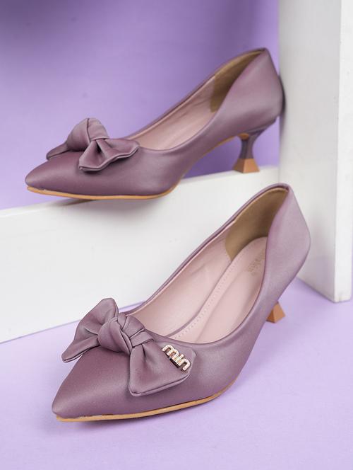 women mauve slip on pump - 22072147 - Standard Image - 0