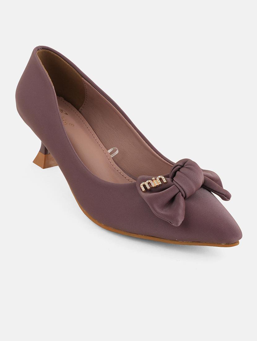 women mauve slip on pump - 22072147 - Standard Image - 4