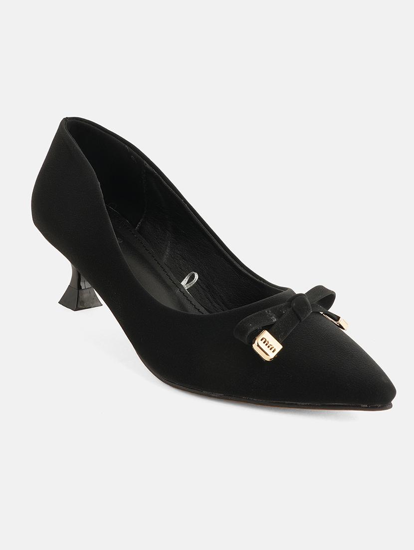 women black slip on pump - 22072148 - Standard Image - 4