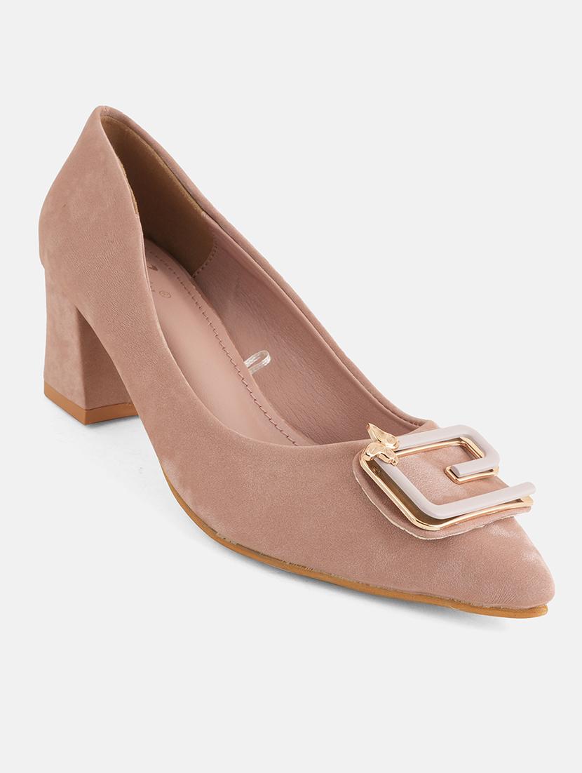 women purple slip on pump - 22072154 - Standard Image - 4