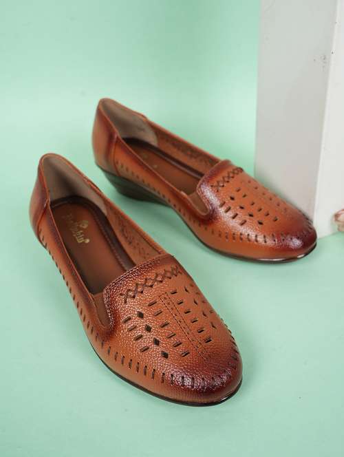 women tan slip on wedge - 22072171 - Standard Image - 0