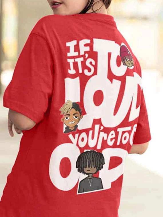 women printed round neck oversized t-shirt - 22072731 -  Standard Image - 4