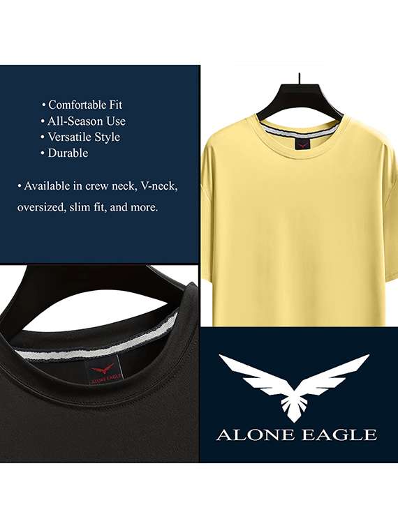 women pack of 2 solid oversized t-shirt - 22072738 - Standard Image - 4