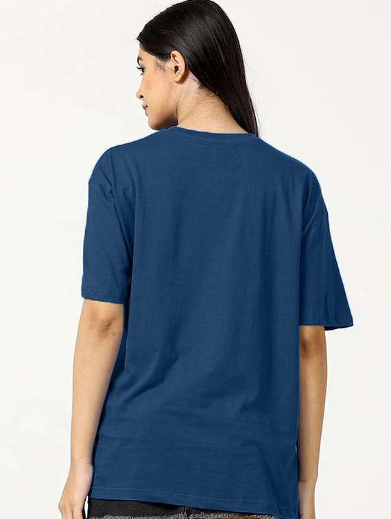 women pack of 2 solid oversized t-shirt - 22072744 - Standard Image - 1
