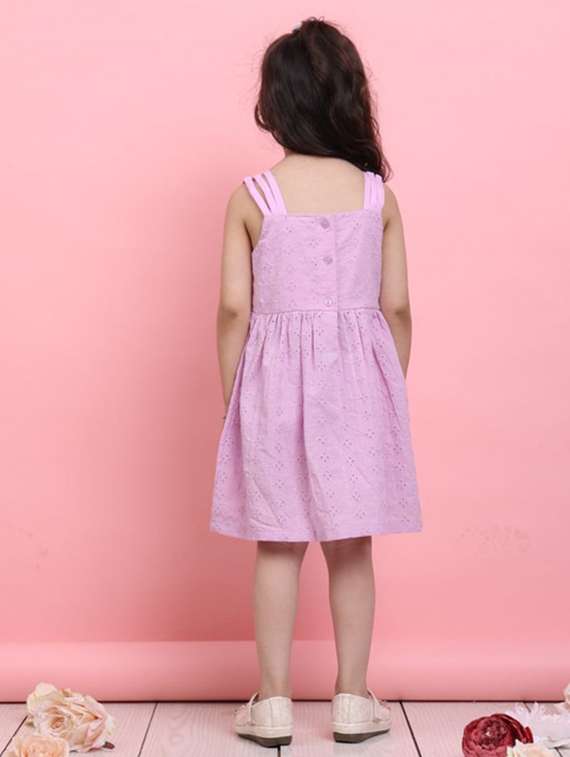 lavender cotton aline dress - 22072916 -  Standard Image - 4