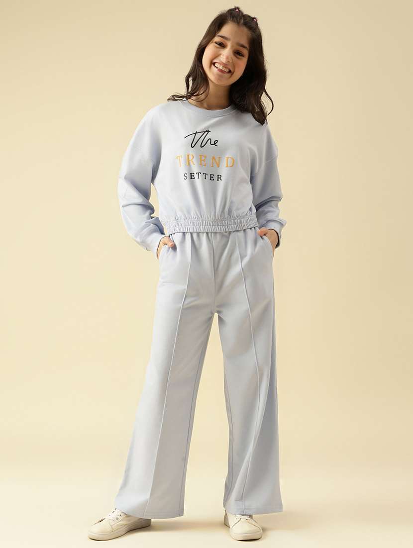 girls printed active wear co-ord set - 22073273 -  Standard Image - 1