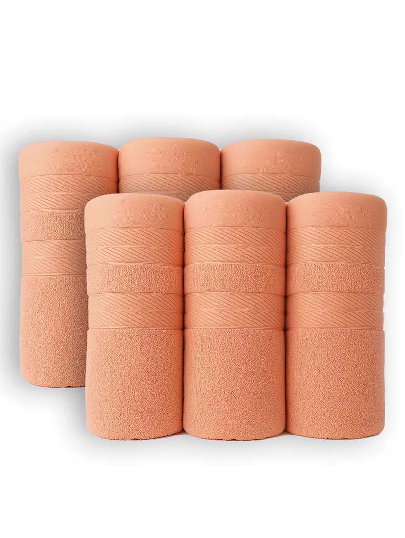 dolla pack of 6 soft high absorben & comfortable hand towel  - 22073889 -  Standard Image - 1