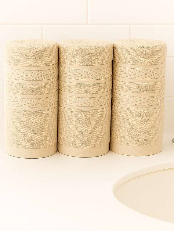 dolla pack of 6 soft high absorben & comfortable hand towel  - 22073891 -  Standard Image - 1