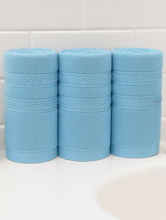 Dolla Pack Of 6 Soft High Absorben & Comfortable Hand Towel - 22073894 -  Standard Image - 1
