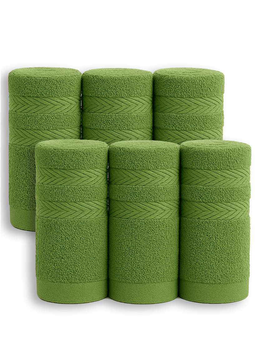 dolla pack of 6 soft high absorben & comfortable hand towel 