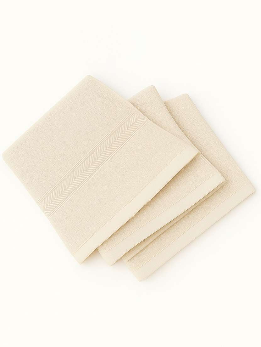 dollar 100% cotton soft, high absorben & comfortable face towel 30 x 30 cm face towel (pack of 3) - 22073903 -  Standard Image - 1