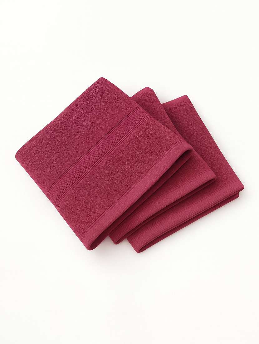 dollar 100% cotton soft, high absorben & comfortable face towel 30 x 30 cm face towel (pack of 3) - 22073909 -  Standard Image - 1