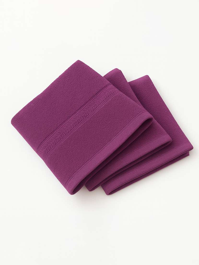 dollar 100% cotton soft, high absorben & comfortable face towel 30 x 30 cm face towel (pack of 3) - 22073911 -  Standard Image - 1