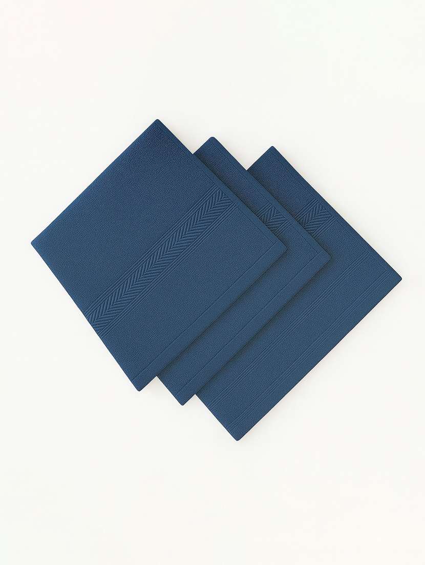 dollar 100% cotton soft, high absorben & comfortable face towel 30 x 30 cm face towel (pack of 3) - 22073912 -  Standard Image - 1