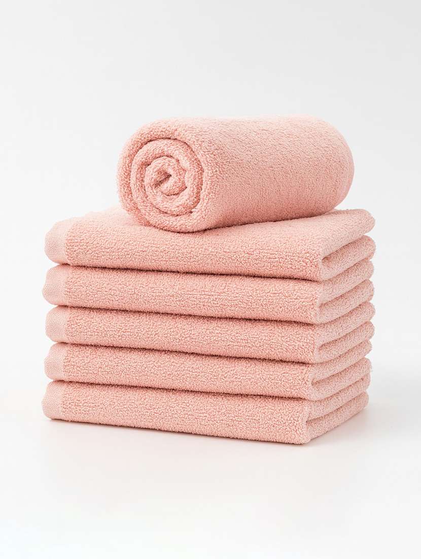 dollar 100% cotton soft, high absorben & comfortable face towel 30 x 30 cm face towel (pack of 6) - 22073913 -  Standard Image - 4