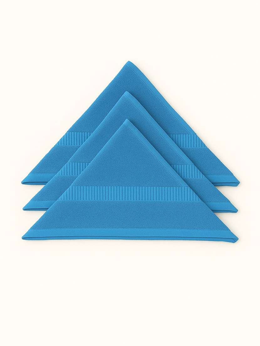 dollar 100% cotton soft, high absorben & comfortable face towel 30 x 30 cm face towel (pack of 6) - 22073914 -  Standard Image - 4