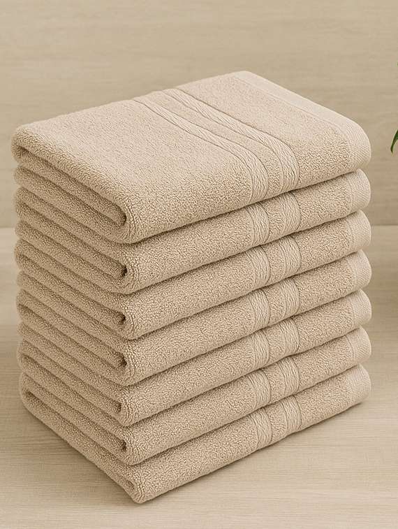 dollar 100% cotton soft, high absorben & comfortable face towel 30 x 30 cm face towel (pack of 6) - 22073915 -  Standard Image - 1