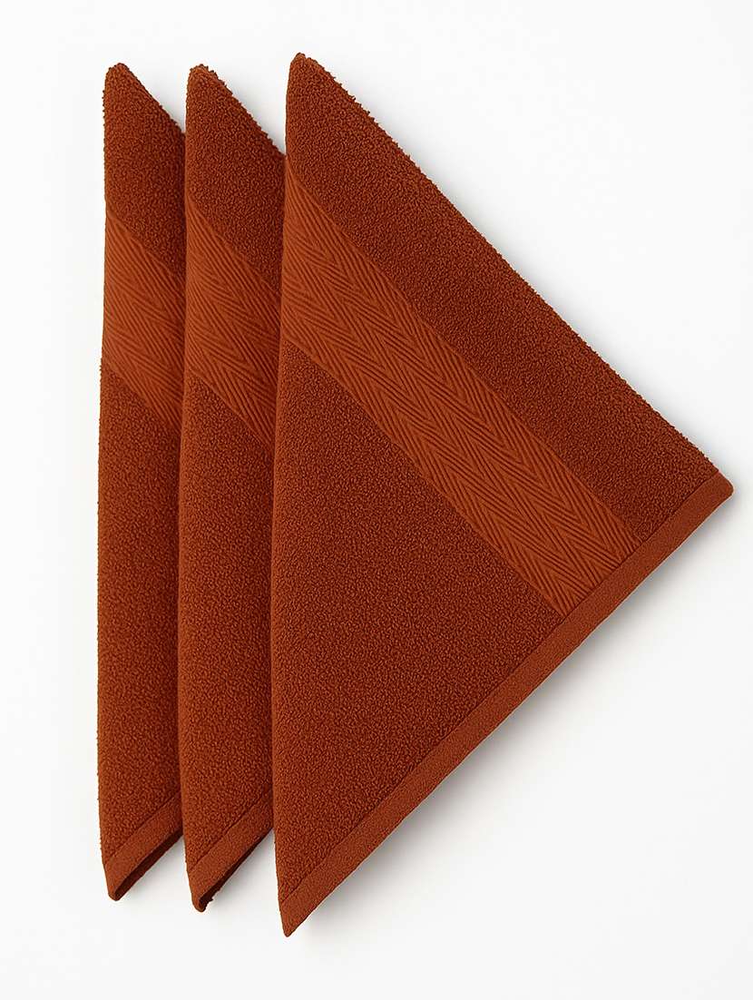 dollar 100% cotton soft, high absorben & comfortable face towel 30 x 30 cm face towel (pack of 6) - 22073917 -  Standard Image - 4