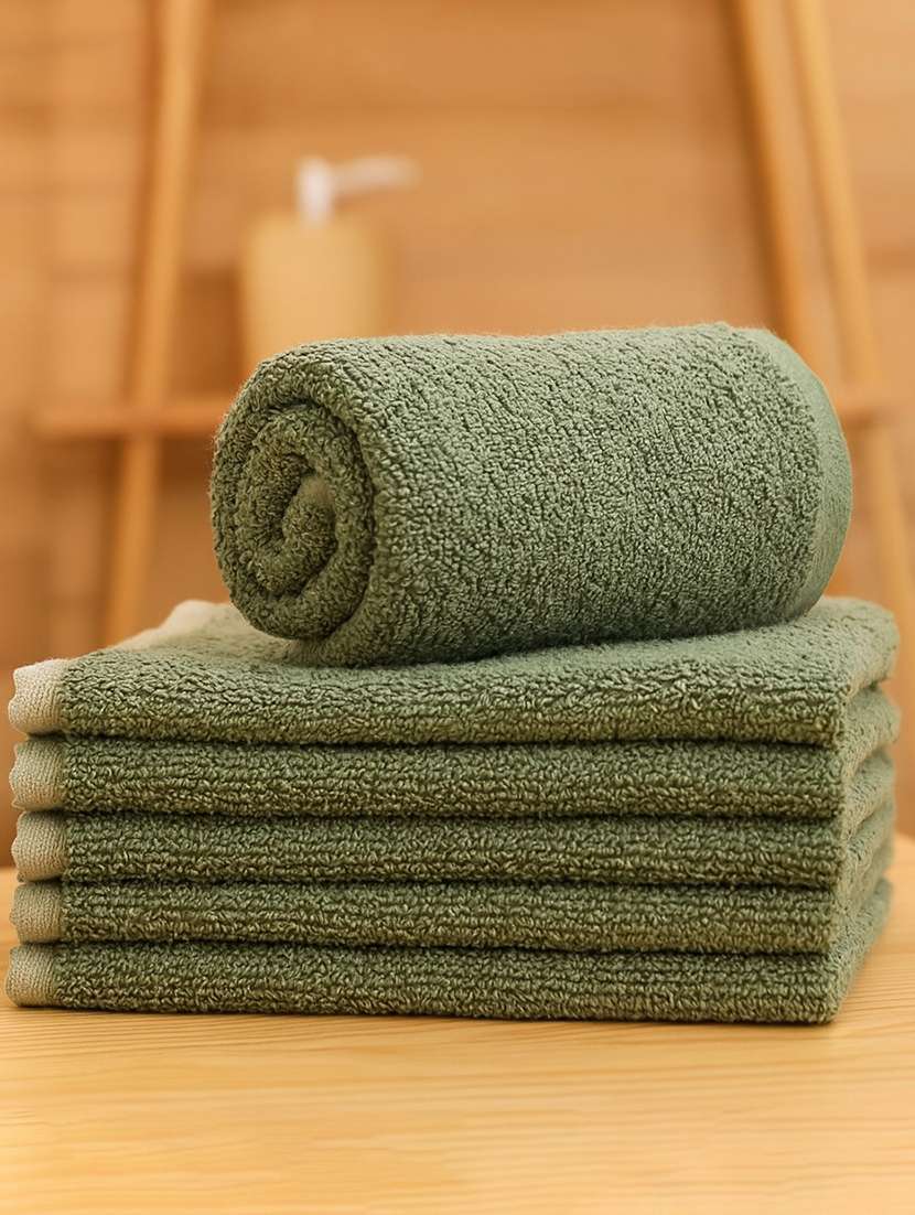 dollar 100% cotton soft, high absorben & comfortable face towel 30 x 30 cm face towel (pack of 6) - 22073920 -  Standard Image - 1