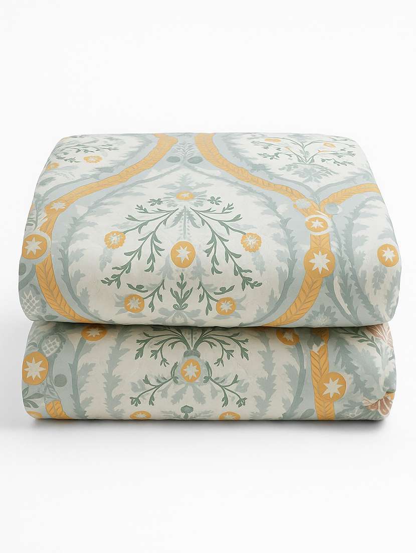printed polyester double bed ac comforter - 22073925 -  Standard Image - 1