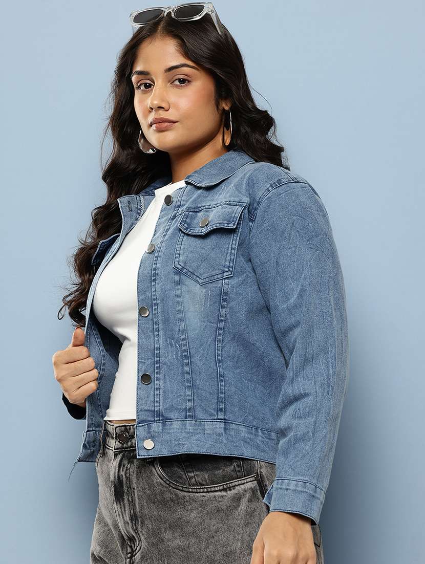 blue denim jacket